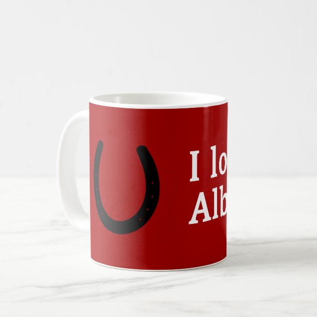 Mug J'Aime Mon Cheval Albanais (Devant gauche)