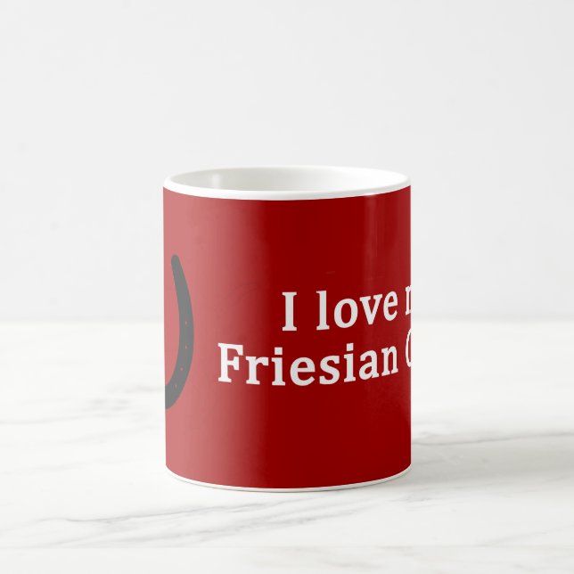 Mug J'Aime Mon Cheval De Croix Friésien (Centre)