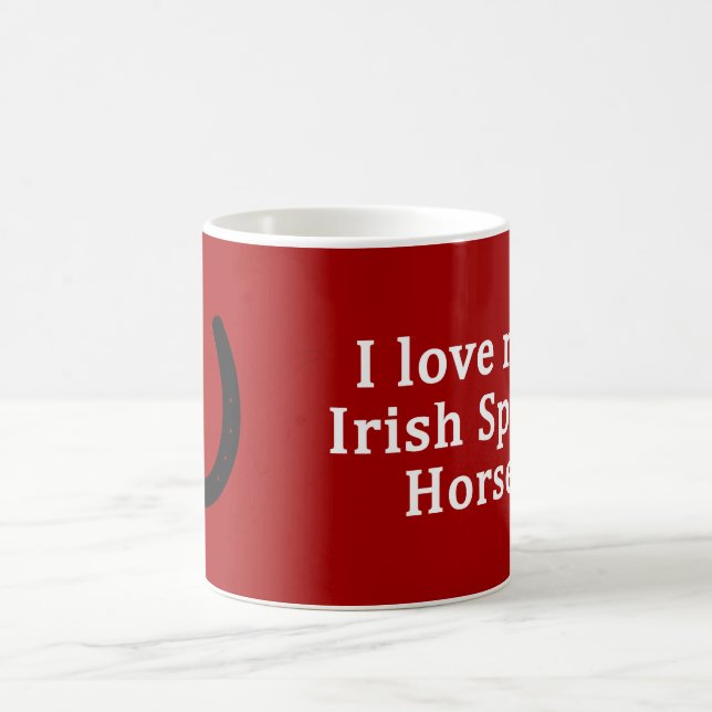 Mug J'Aime Mon Cheval De Sport Irlandais (Centre)