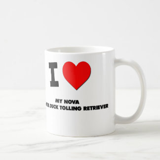 Mug J'aime mon chien d'arrêt de tintement de canard de