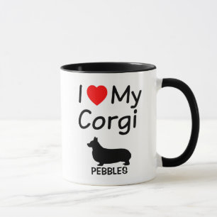 Mug J'Aime Mon Chien De Corgi