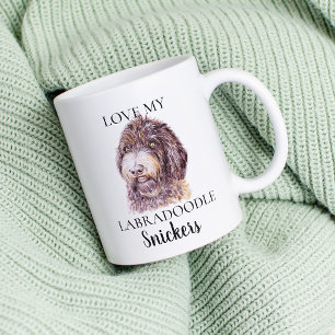 Mug J'aime mon chien de labradoodle
