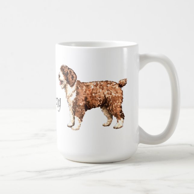 Mug J'aime mon chien d'eau espagnol (Droite)