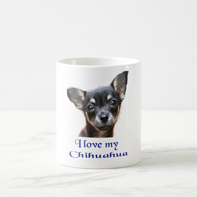 Mug J'aime mon chihuahua (Centre)