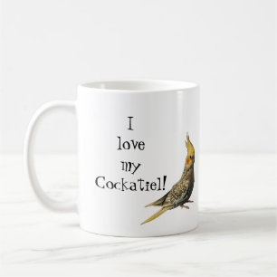 Mug J'aime mon Cockatiel