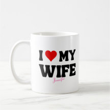J'aime mon coeur de femme Romantique Nom personnal