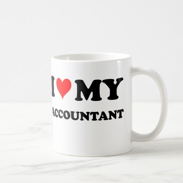 Mug J'aime mon comptable (Droite)