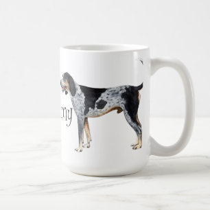 Mug J'aime mon Coonhound de Bluetick