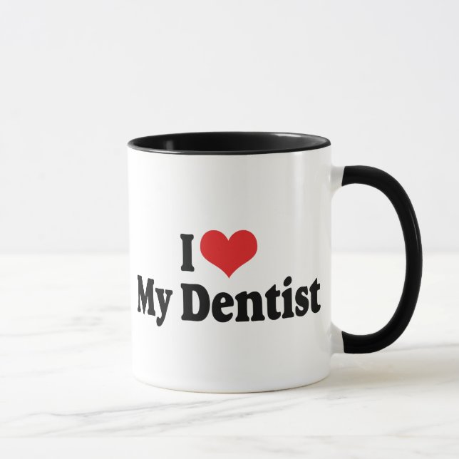 Mug J'aime mon dentiste (Droite)
