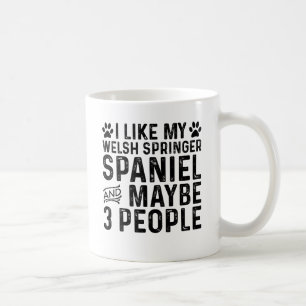Mug J'aime mon épagneul Springer Gallois et 3 personne