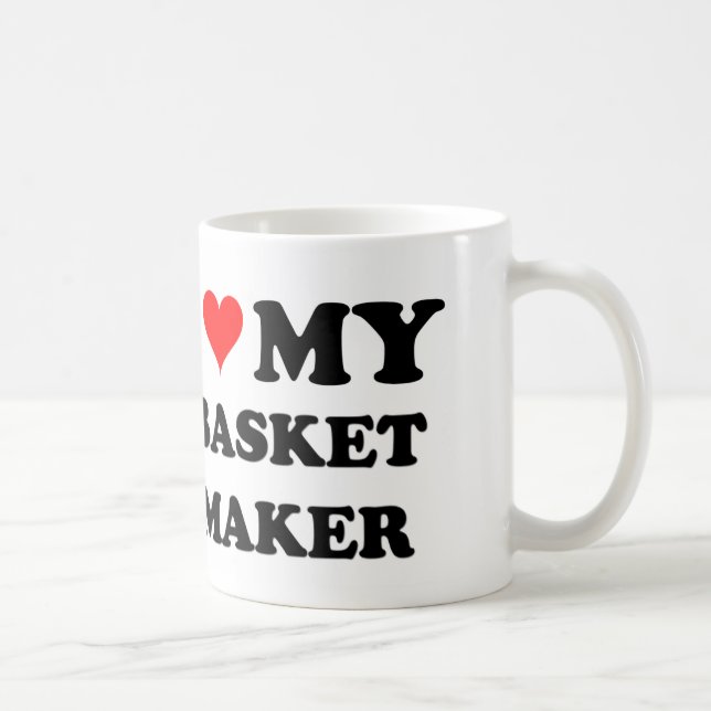 Mug J'aime mon fabricant de panier (Droite)