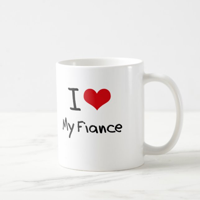 Mug J'aime mon fiancé (Droite)