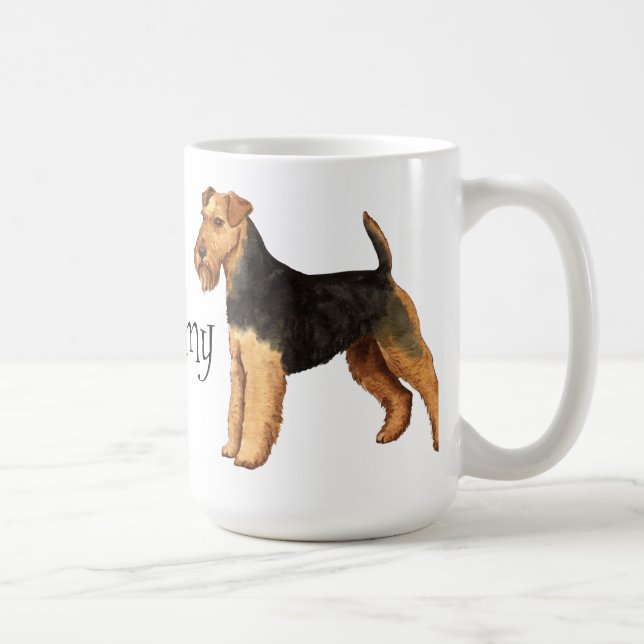 Mug J'aime mon gallois Terrier (Droite)