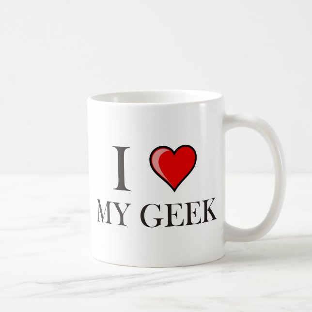 Mug J'aime mon geek (Droite)