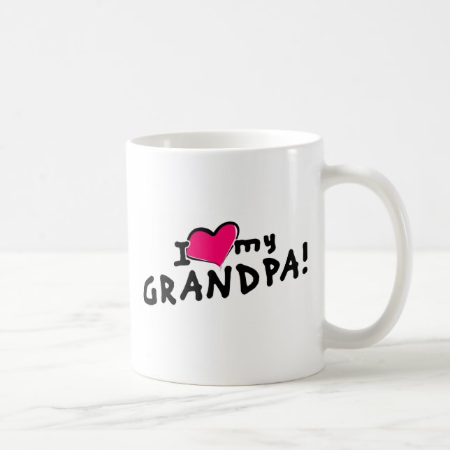Mug J'aime mon grand-papa ! (Droite)