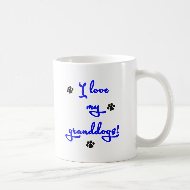 Mug J'aime mon Granddogs ! (Droite)