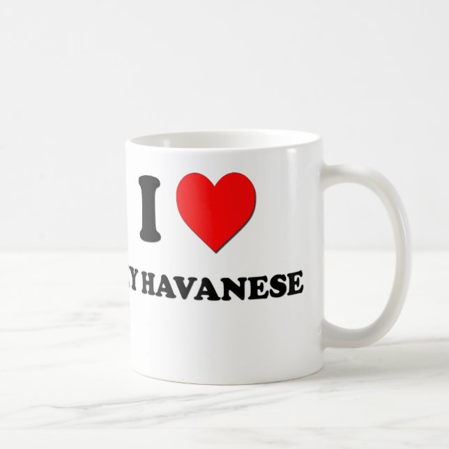 Mug J'aime mon Havanese (Droite)