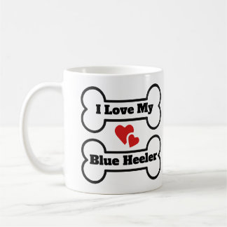 Mug J'Aime Mon Heeler Bleu