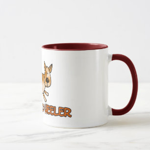 Mug j'aime mon heeler rouge