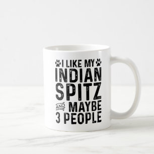 Mug J'aime mon Indian Spitz et 3 personnes