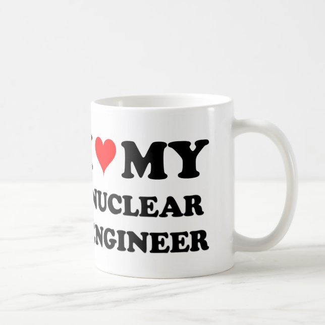 Mug J'aime mon ingénieur nucléaire (Droite)