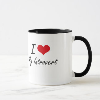 Mug J'aime mon introverti
