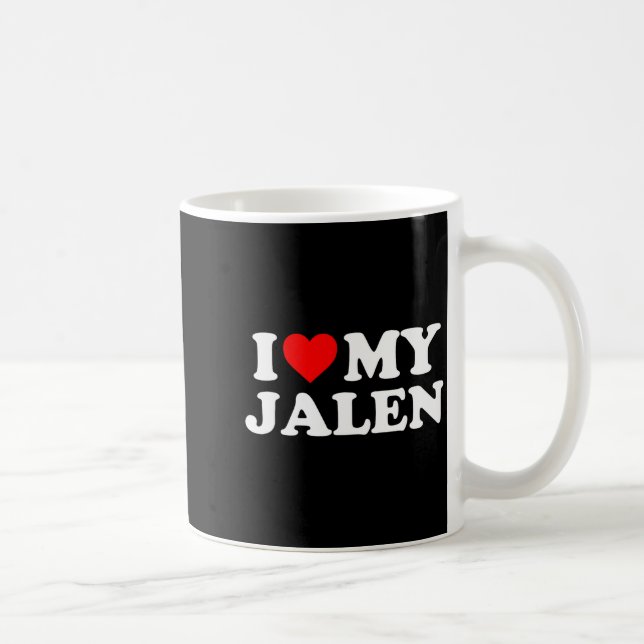 Mug J'aime mon Jalen  (Droite)
