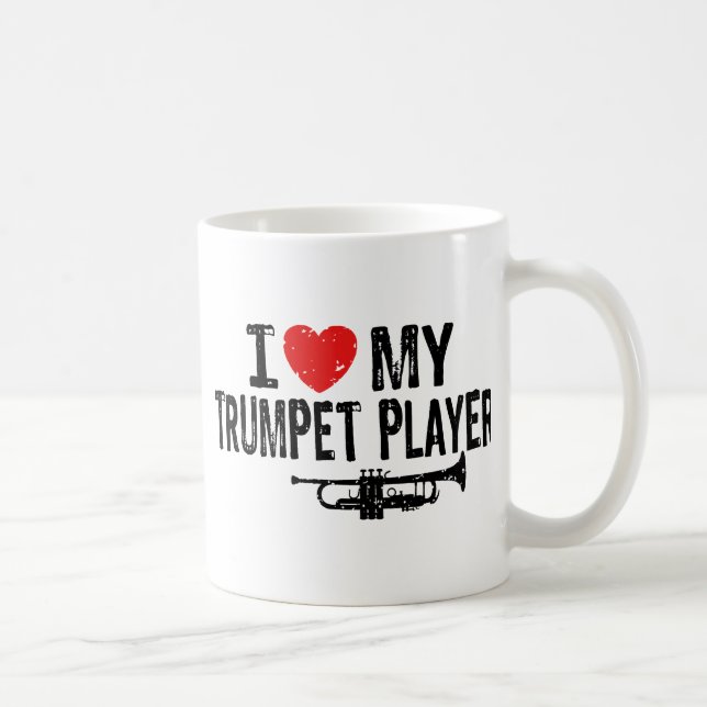 Mug J'Aime Mon Joueur De Trompette (Droite)