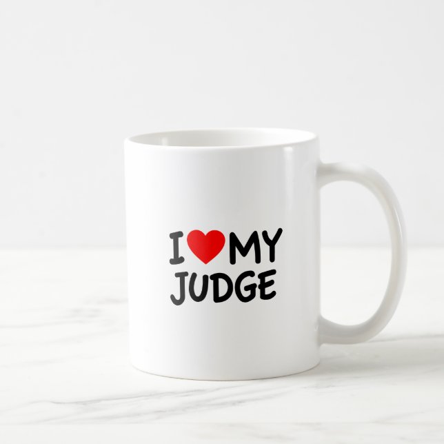 Mug J'aime mon juge (Droite)