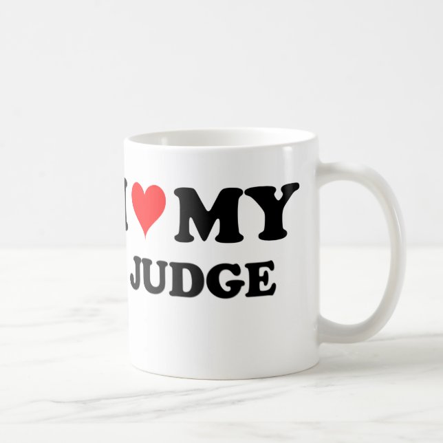 Mug J'aime mon juge (Droite)