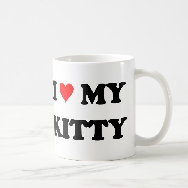 Mug J'Aime Mon Kitty (Droite)
