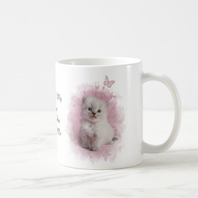 Mug J'aime mon Kitty et elle m'aime (Droite)