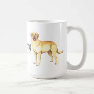 Mug J'aime mon laboratoire jaune