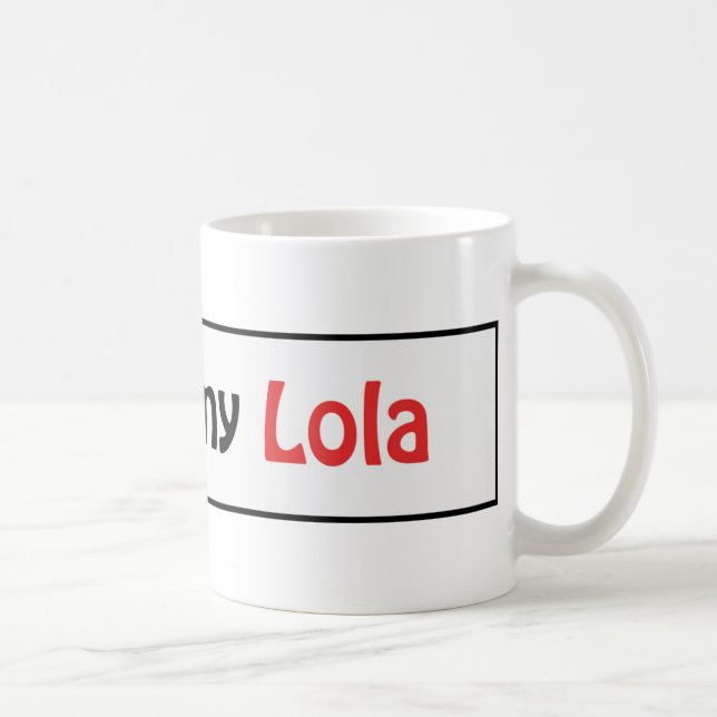 Mug J'aime mon lola (Droite)