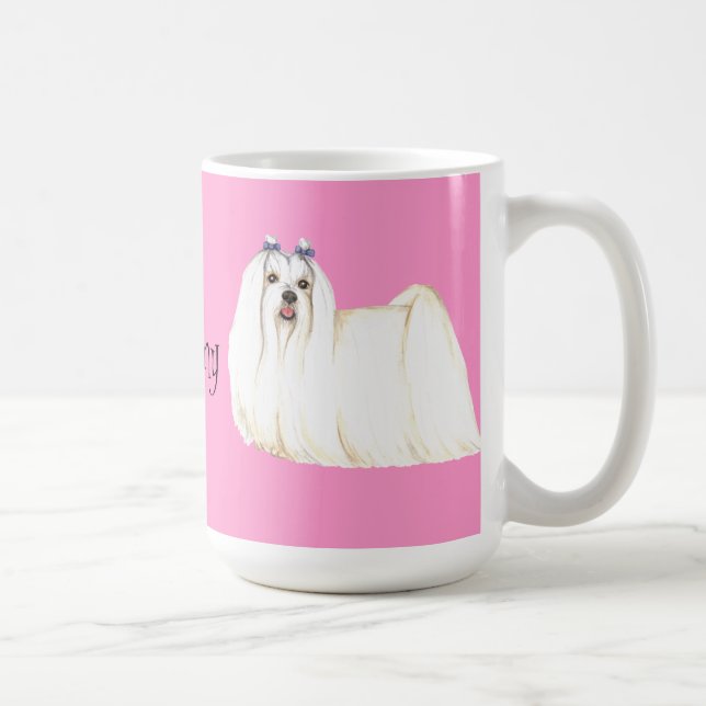 Mug J'aime mon maltais (Droite)