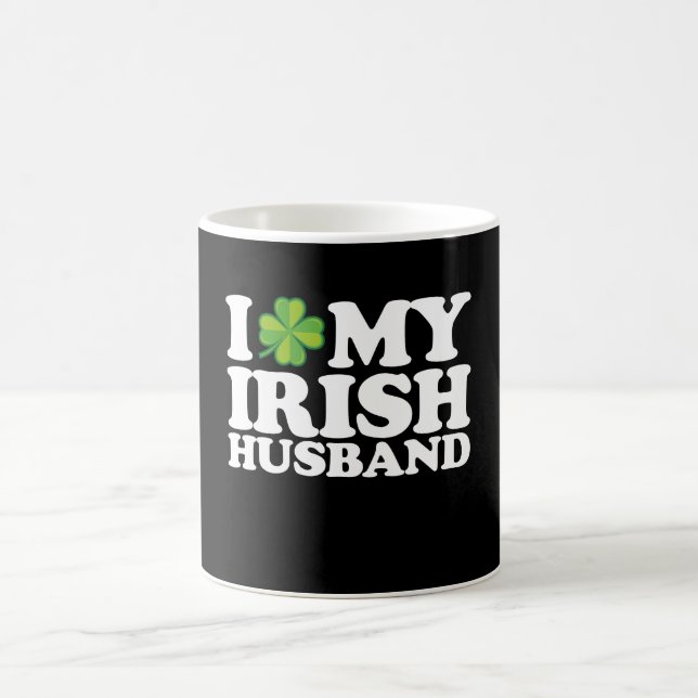 Mug J'aime mon mari irlandais Couple Saint-Patrick (Centre)