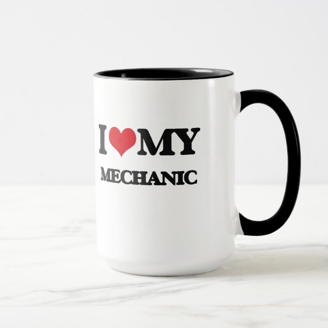 Mug J'aime mon mécanicien (Droite)