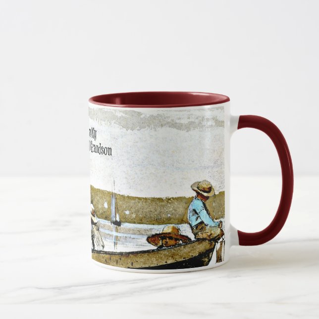 Mug J'Aime Mon Merveilleux Petit-Fils (Droite)