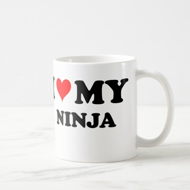 Mug J'aime mon Ninja (Droite)