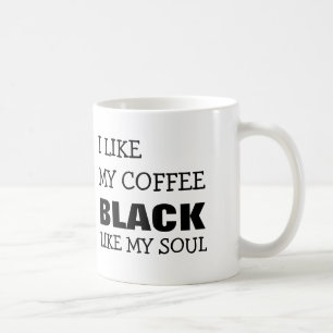 MUG J'AIME MON NOIR DE CAFÉ COMME MON ÂME