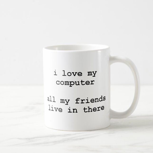 Mug j'aime mon ordinateur (Droite)