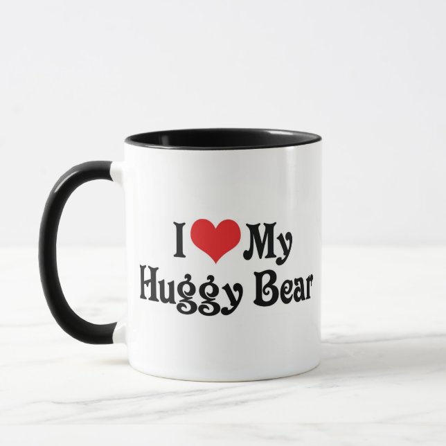 Mug J'aime mon ours câlin (Gauche)