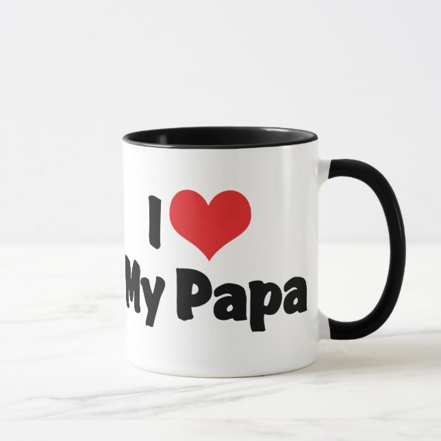 Mug J'aime mon papa (Droite)
