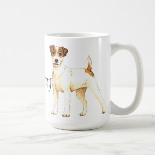 Mug J'aime mon pasteur Russell Terrier