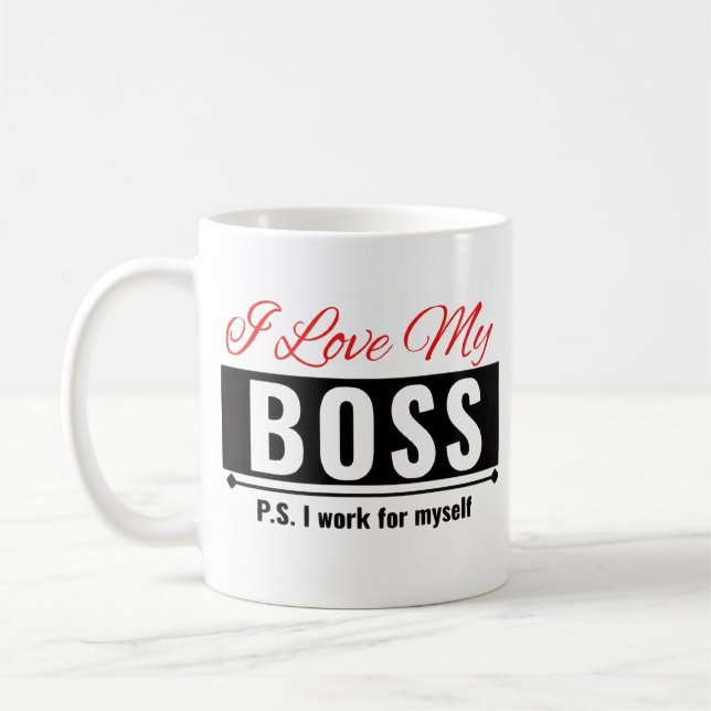 Mug J'Aime Mon Patron (Gauche)