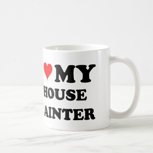 Mug J'aime mon peintre de Chambre (Droite)
