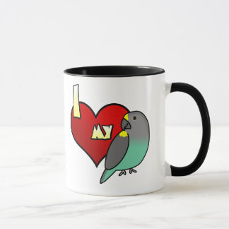 Mug J'aime mon perroquet de Meyers