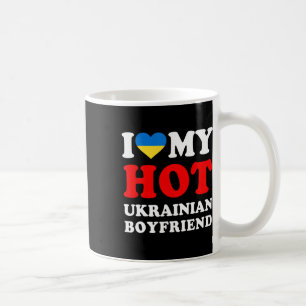 Mug J'aime mon petit ami ukrainien chaud drôle petite 