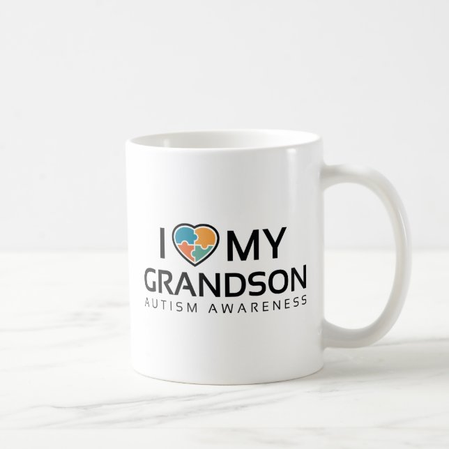 Mug J'Aime Mon Petit-Fils (Droite)