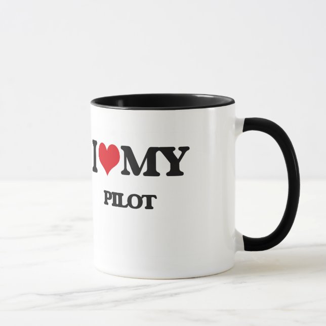Mug J'aime mon pilote (Droite)
